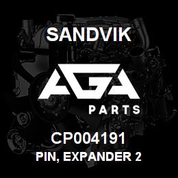 CP004191 Sandvik PIN, EXPANDER 2 | AGA Parts