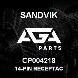 CP004218 Sandvik 14-PIN RECEPTAC | AGA Parts