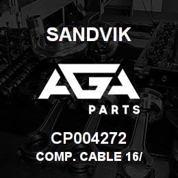 CP004272 Sandvik COMP. CABLE 16/ | AGA Parts