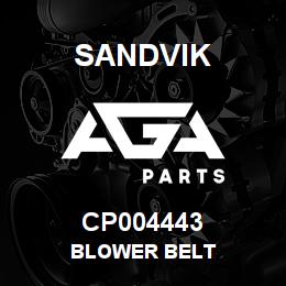 CP004443 Sandvik BLOWER BELT | AGA Parts