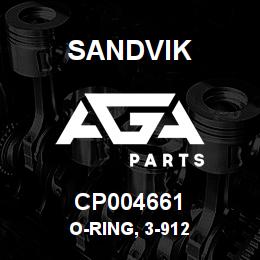 CP004661 Sandvik O-RING, 3-912 | AGA Parts