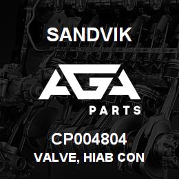 CP004804 Sandvik VALVE, HIAB CON | AGA Parts