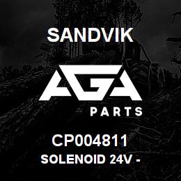 CP004811 Sandvik SOLENOID 24V - | AGA Parts
