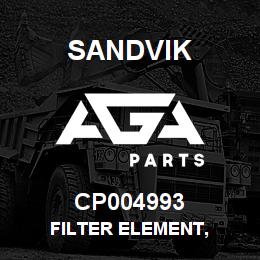 CP004993 Sandvik FILTER ELEMENT, | AGA Parts