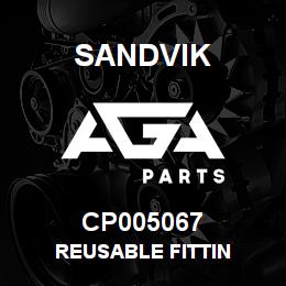CP005067 Sandvik REUSABLE FITTIN | AGA Parts