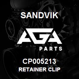 CP005213 Sandvik RETAINER CLIP | AGA Parts