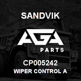 CP005242 Sandvik WIPER CONTROL A | AGA Parts