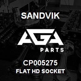 CP005275 Sandvik FLAT HD SOCKET | AGA Parts