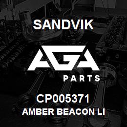 CP005371 Sandvik AMBER BEACON LI | AGA Parts