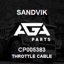 CP005383 Sandvik THROTTLE CABLE | AGA Parts