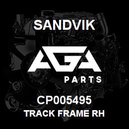 CP005495 Sandvik TRACK FRAME RH | AGA Parts