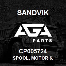 CP005724 Sandvik SPOOL, MOTOR 6. | AGA Parts