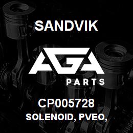 CP005728 Sandvik SOLENOID, PVEO, | AGA Parts
