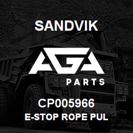 CP005966 Sandvik E-STOP ROPE PUL | AGA Parts