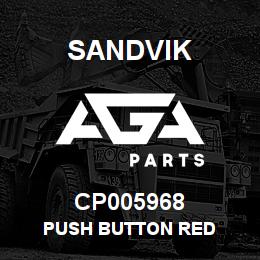 CP005968 Sandvik PUSH BUTTON RED | AGA Parts