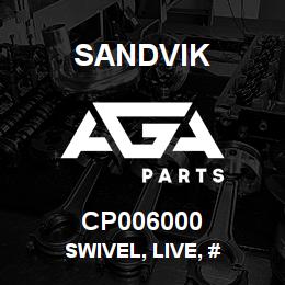 CP006000 Sandvik SWIVEL, LIVE, # | AGA Parts