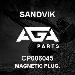 CP006045 Sandvik MAGNETIC PLUG, | AGA Parts