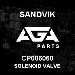 CP006060 Sandvik SOLENOID VALVE | AGA Parts