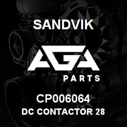 CP006064 Sandvik DC CONTACTOR 28 | AGA Parts
