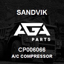 CP006066 Sandvik A/C COMPRESSOR | AGA Parts