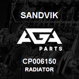 CP006150 Sandvik RADIATOR | AGA Parts