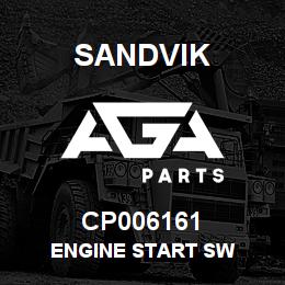 CP006161 Sandvik ENGINE START SW | AGA Parts