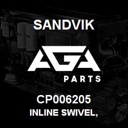 CP006205 Sandvik INLINE SWIVEL, | AGA Parts