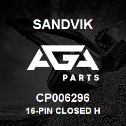 CP006296 Sandvik 16-PIN CLOSED H | AGA Parts
