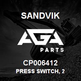 CP006412 Sandvik PRESS SWITCH, 2 | AGA Parts