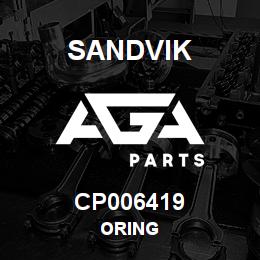 CP006419 Sandvik ORING | AGA Parts