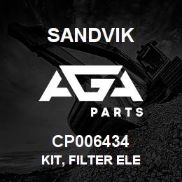CP006434 Sandvik KIT, FILTER ELE | AGA Parts
