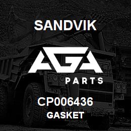 CP006436 Sandvik GASKET | AGA Parts
