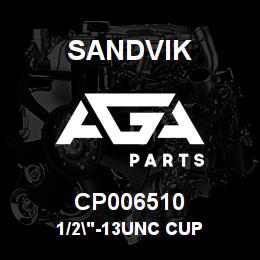 CP006510 Sandvik 1/2"-13UNC CUP | AGA Parts