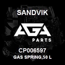 CP006597 Sandvik GAS SPRING,50 L | AGA Parts