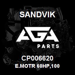 CP006620 Sandvik E.MOTR 60HP,100 | AGA Parts