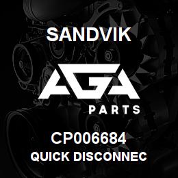 CP006684 Sandvik QUICK DISCONNEC | AGA Parts