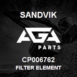 CP006762 Sandvik FILTER ELEMENT | AGA Parts