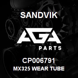 CP006791 Sandvik MX325 WEAR TUBE | AGA Parts