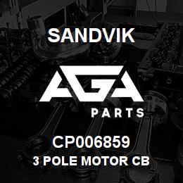 CP006859 Sandvik 3 POLE MOTOR CB | AGA Parts