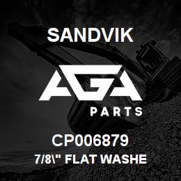 CP006879 Sandvik 7/8" FLAT WASHE | AGA Parts