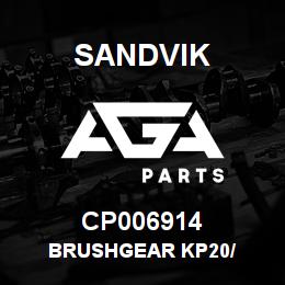 CP006914 Sandvik BRUSHGEAR KP20/ | AGA Parts