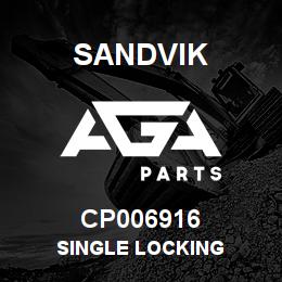 CP006916 Sandvik SINGLE LOCKING | AGA Parts