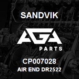 CP007028 Sandvik AIR END DR2522 | AGA Parts