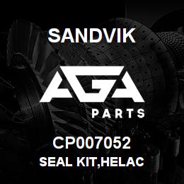 CP007052 Sandvik SEAL KIT,HELAC | AGA Parts