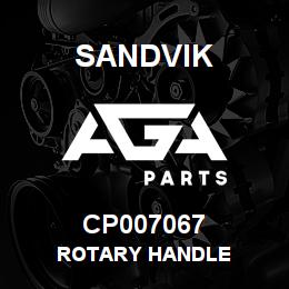 CP007067 Sandvik ROTARY HANDLE | AGA Parts
