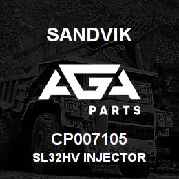 CP007105 Sandvik SL32HV INJECTOR | AGA Parts