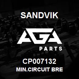 CP007132 Sandvik MIN.CIRCUIT BRE | AGA Parts