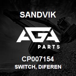 CP007154 Sandvik SWITCH, DIFEREN | AGA Parts