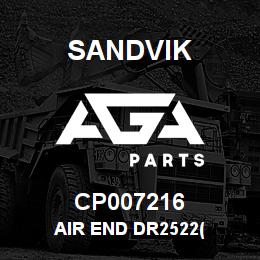CP007216 Sandvik AIR END DR2522( | AGA Parts
