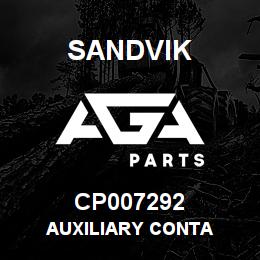CP007292 Sandvik AUXILIARY CONTA | AGA Parts